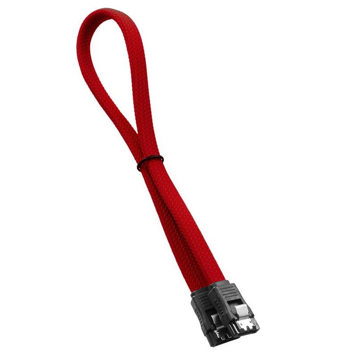 CableMod ModMesh SATA 3 Cable 30cm - red CM-CAB-SATA-N30KR-R