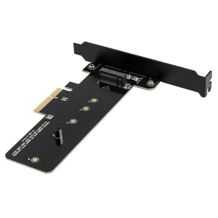 Akasa M.2 X4 PCI-E adapter card - black PCB AK-PCCM2P-01