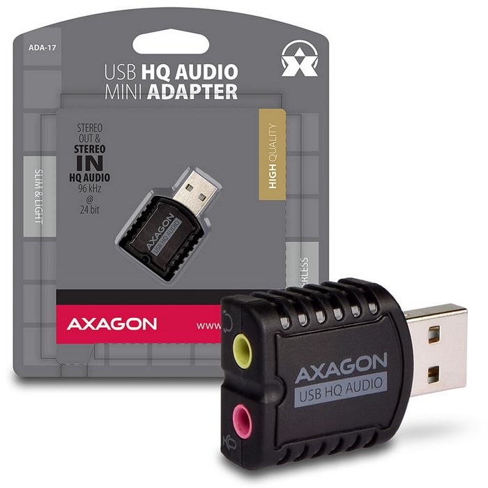 AXAGON ADA-17 USB 2.0 - HQ Soundkarte ADA-17