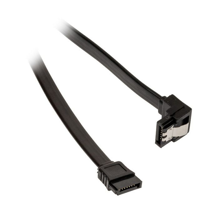 Akasa SATA-Kabel 6 GB/s, gewinkelt, 50 cm AK-CBSA09-05BK