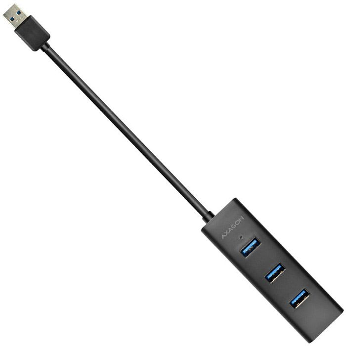 AXAGON HUE-S2B USB-A-Hub, 4x USB 3.0, externe Stromversorgung - 30 cm HUE-S2B