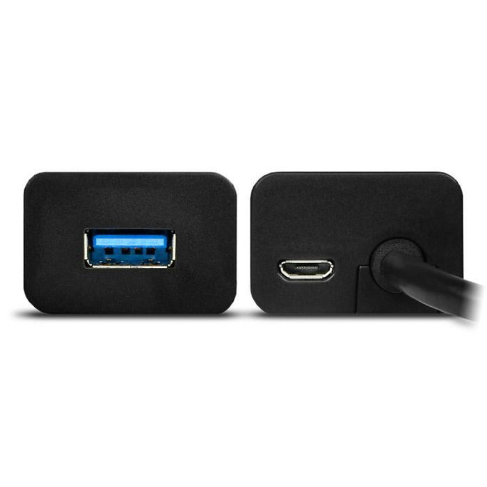 AXAGON HUE-S2C USB-A-Hub, 4x USB 3.0, externe Stromversorgung - 40 cm USB-C HUE-S2C
