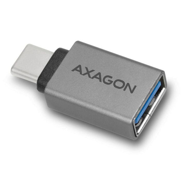 AXAGON USB-C 3.1 M to USB-A F adapter, aluminum - black RUCM-AFA