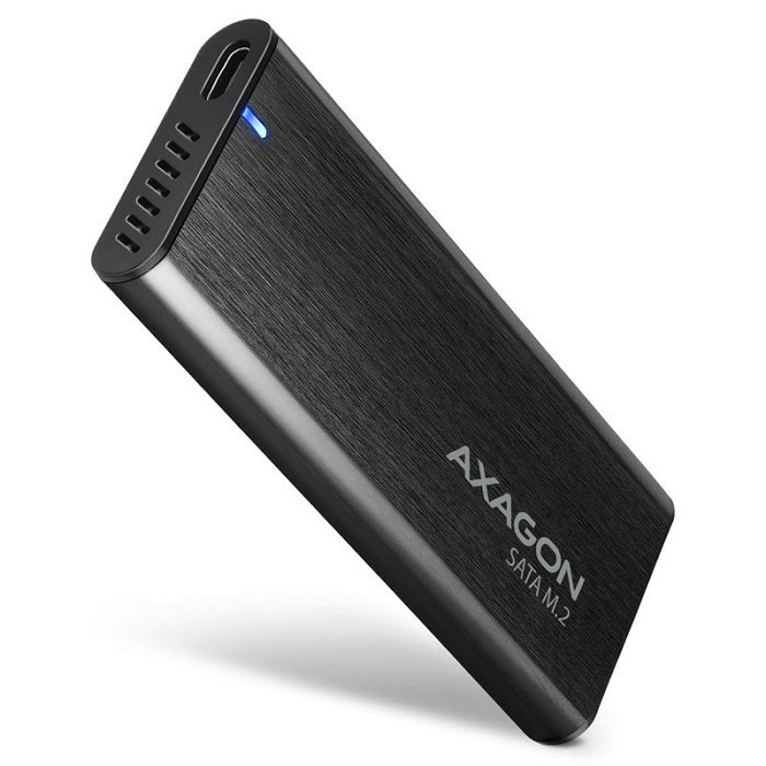 AXAGON EEM2-SBC RAW BOX externes Gehäuse für M.2 SSDs USB-C 3.2 Gen 2 - schwarz EEM2-SBC