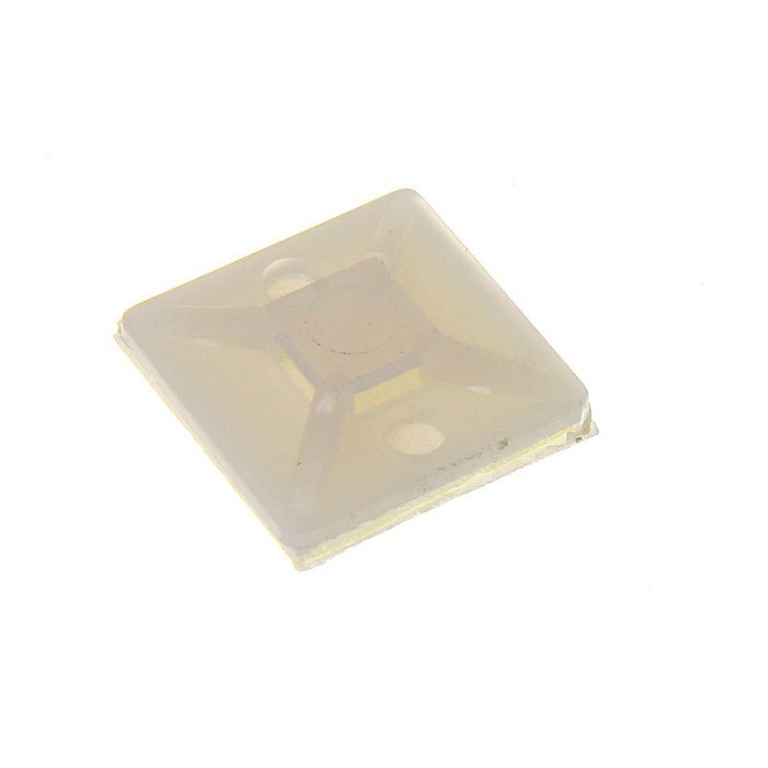 InLine mounting base for cable ties 4.5mm, natural, 10 pieces. 59965C