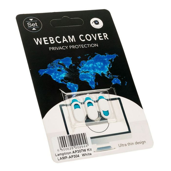 Lamptron Webcam Slide Cover, 3-Stück - weiß LAMP-AP304