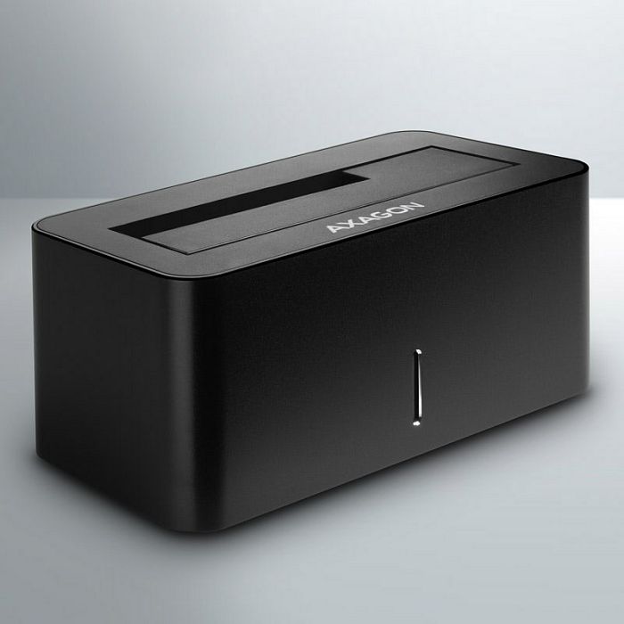 AXAGON ADSA-SN Dockingstation, USB 3.0, 1x 2,5"/3,5" SSD/HDD, SATA 6 - schwarz ADSA-SN