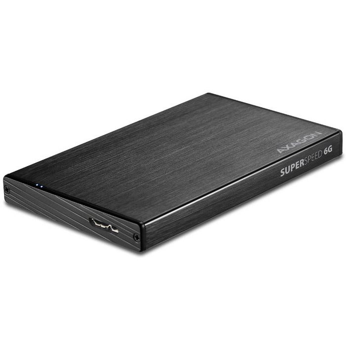 AXAGON EE25-XA6  externes 2,5"-Gehäuse, USB3.0 / SATA 6G, Aluminium - schwarz EE25-XA6