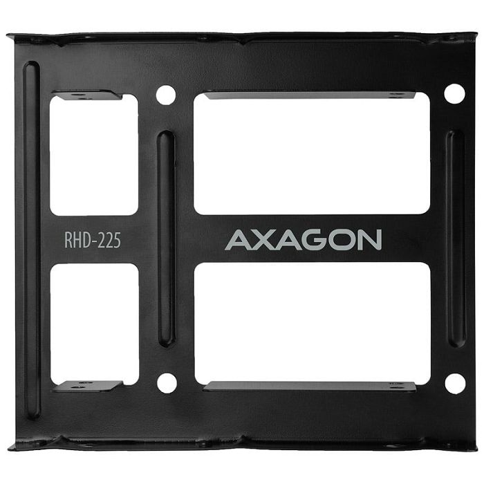 AXAGON RHD-225 Halterahmen für 2x 2,5" im 3,5" Slot - schwarz RHD-225