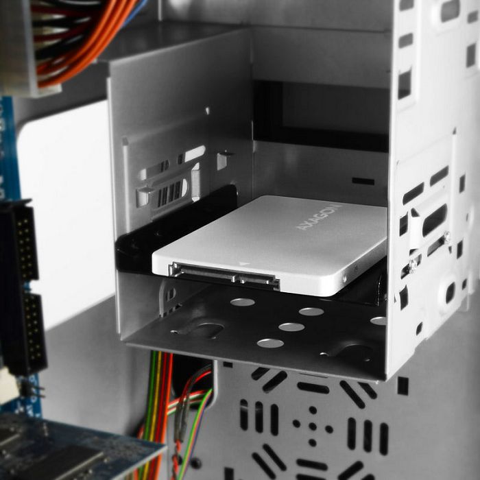 AXAGON RSS-M2SD case for M.2 SATA SSDs up to 2280 - aluminum, silver RSS-M2SD