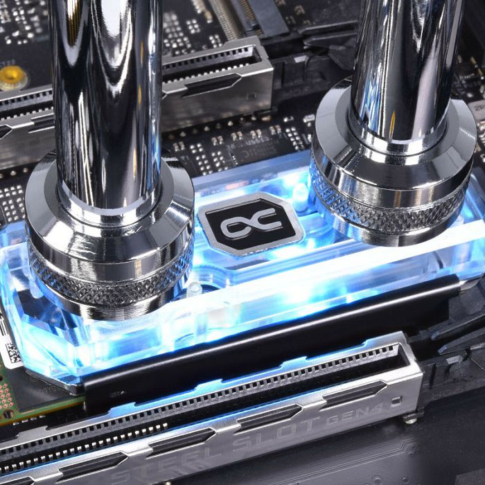 Alphacool HDX Apex M.2 2280 SSD Cooler, ARGB - Acryl 11969