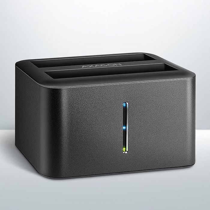 AXAGON ADSA-D25 SATA 2.5 CLONE DUAL SSD Dock Station - USB 3.2 Gen 1 ADSA-D25