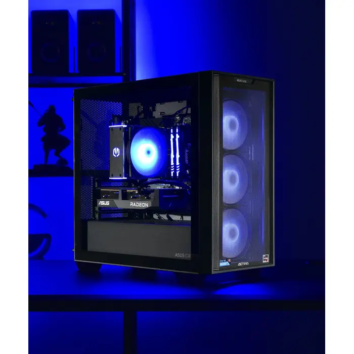 Actina 5901443335832 PC Mini Tower AMD Ryzen™ 5 5600 16 GB DDR4-SDRAM 1 TB SSD AMD Radeon RX 7600 Black