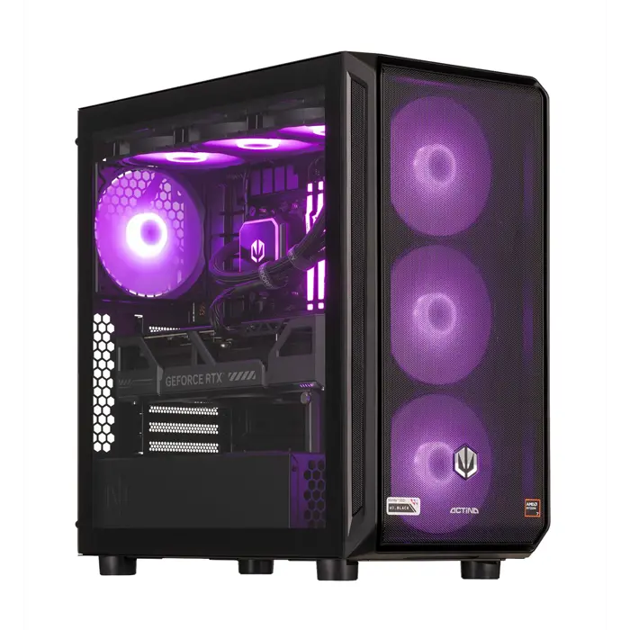 Actina 5901443411970 PC AMD Ryzen™ 9 9900X 32 GB DDR5-SDRAM 2 TB SSD NVIDIA GeForce RTX 5090 Windows 11 Home Midi Tower Black