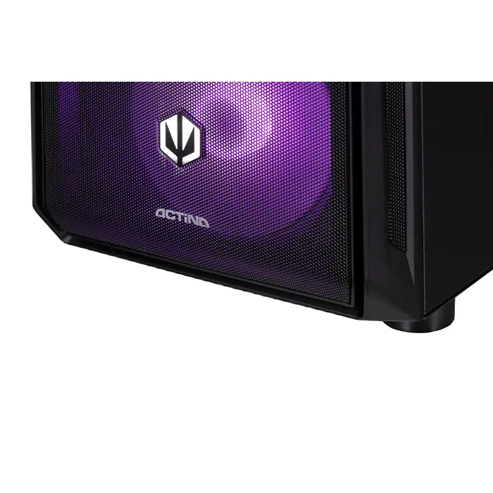 Actina 5901443414636 PC AMD Ryzen™ 7 9800X3D 32 GB DDR5-SDRAM 2 TB SSD AMD Radeon RX9070XT Midi Tower Black