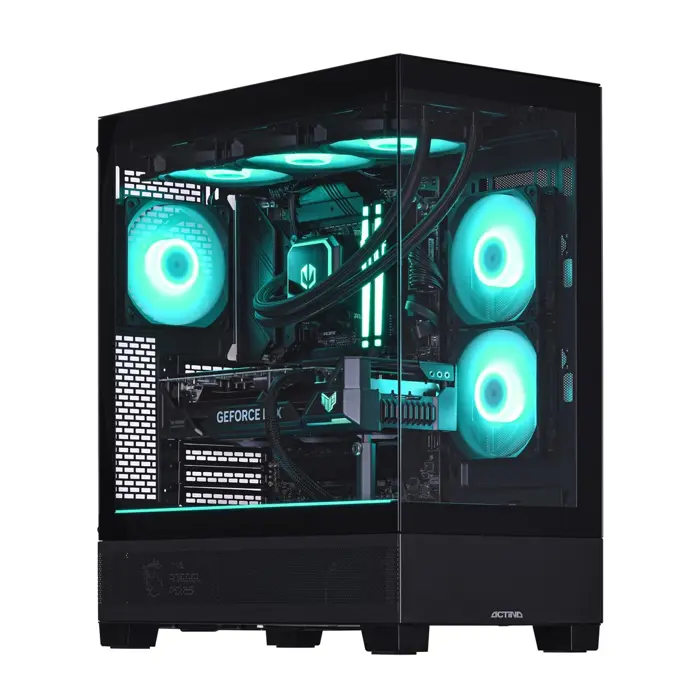 Actina 5901443416531 PC AMD Ryzen™ 7 9800X3D 32 GB DDR5-SDRAM 2 TB SSD NVIDIA GeForce RTX 5080 Windows 11 Home Midi Tower Black