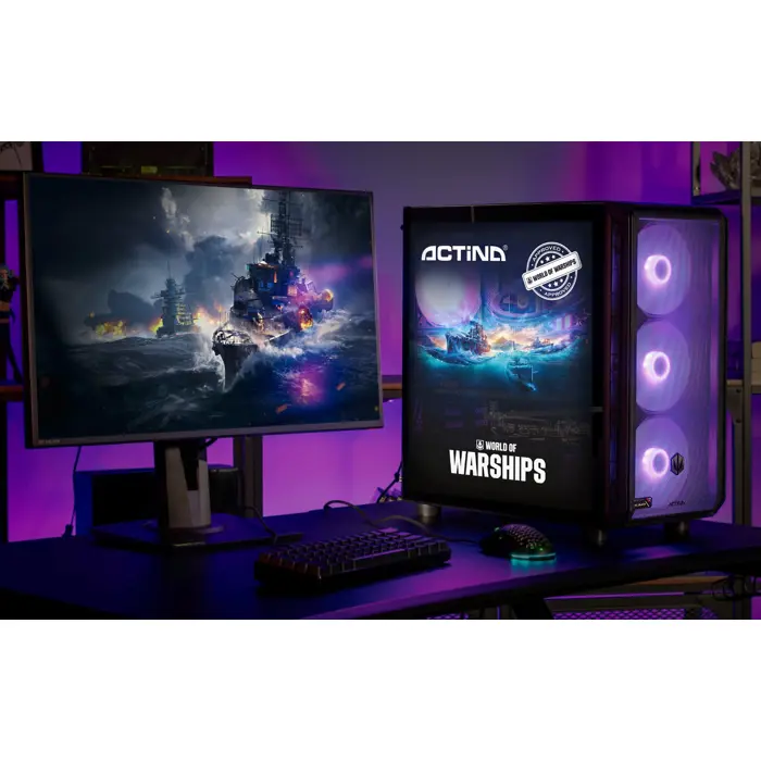 Actina 5901443426172 PC AMD Ryzen™ 7 9700X 32 GB DDR5-SDRAM 1 TB SSD AMD Radeon RX 9060 XT Windows 11 Pro Midi Tower Black