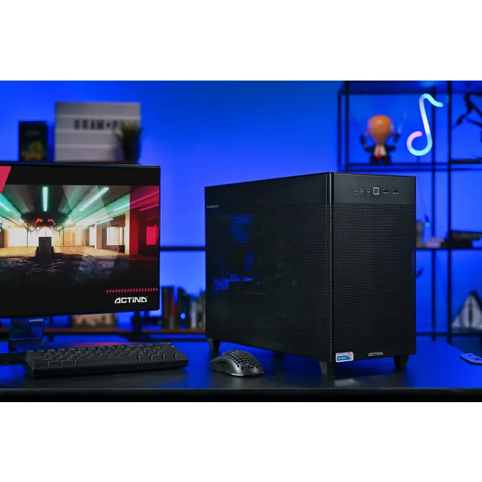 Actina 5901443430520 PC AMD Ryzen™ 7 7800X3D 32 GB DDR5-SDRAM 1 TB SSD NVIDIA GeForce RTX 5070 Mini Tower Black
