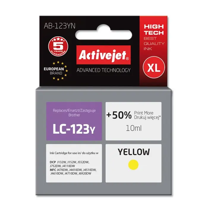 activejet-ab-123yn-ink-cartridge-replacement-for-brother-lc1-23112-expacjabr0041.webp