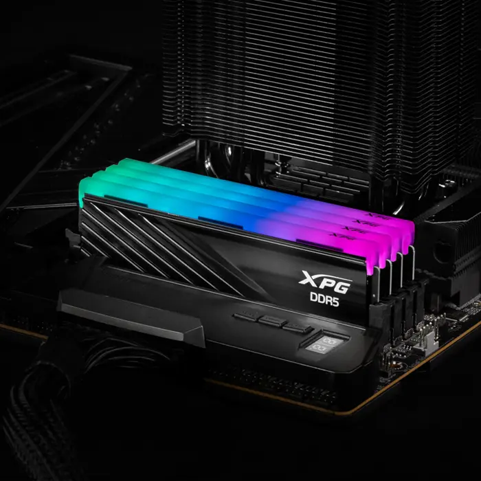 ADATA DIMM 64 GB DDR5-6000 (2x 32 GB) dual kit (black, AX5U6000C2832G-DTLABRBK, XPG Lancer Blade RGB, INTEL XMP, AMD EXPO)