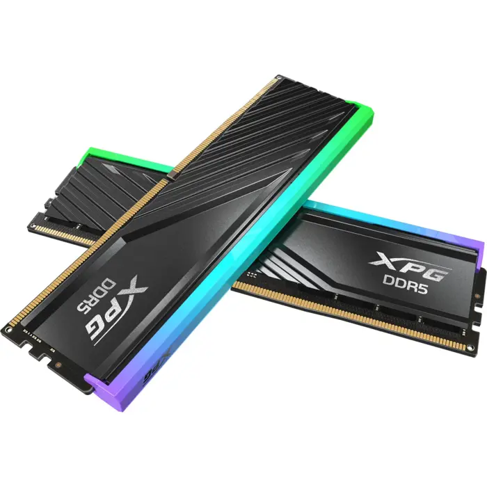 ADATA DIMM 64 GB DDR5-6000 (2x 32 GB) dual kit (black, AX5U6000C2832G-DTLABRBK, XPG Lancer Blade RGB, INTEL XMP, AMD EXPO)