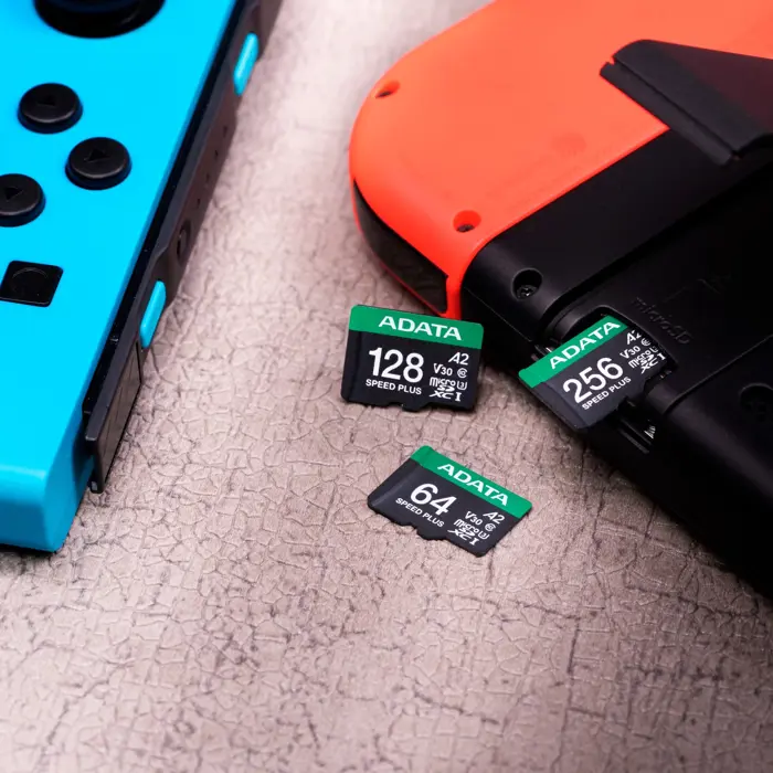 ADATA SPEED PLUS microSDXC 128 GB, memory card UHS-I U3, Class 10, V30, A2