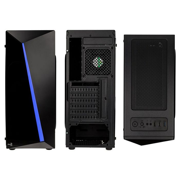 Aerocool Shard RGB Midi-Tower - crno, akrilno staklo ACCM-PV14012.11