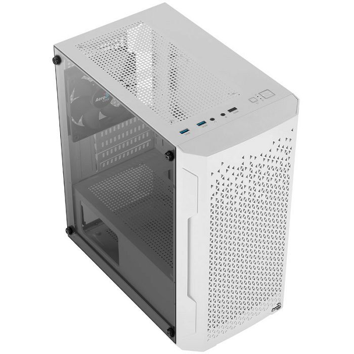 Aerocool Trinity Mini-Tower V1 kućište, Tempered Glass - bijelo ACCS-PV32013.21