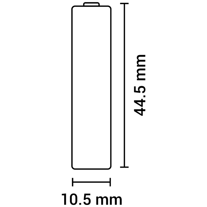 AgfaPhoto Punjiva baterija, AAA, 1.2 V, 950 mAh, blister 2 kom. - R2U Micro
