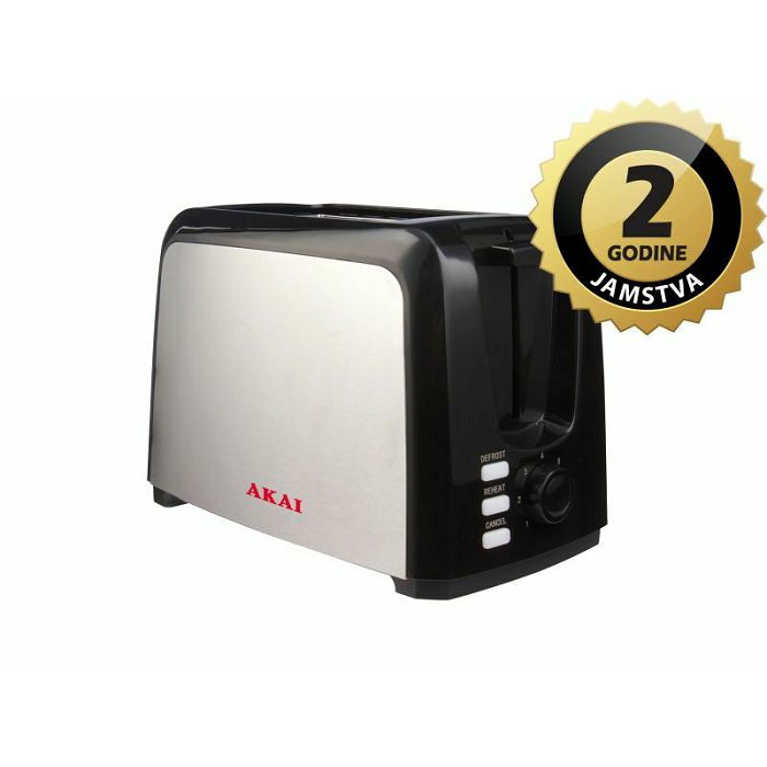 AKAI toster, 800W, vertikalni, dupli, bijeli ATO-310