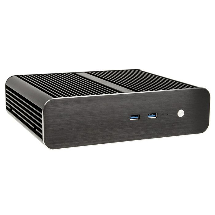 Akasa Euler S Fanless Thin-Mini-ITX kućište, OEM - crno A-ITX10-M1B