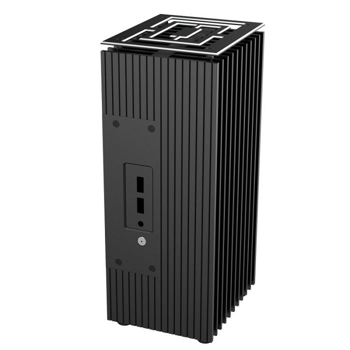 Akasa Turing Fanless UCFF Case (Intel NUC), OEM - black, LGA1700 A-NUC87-M1B