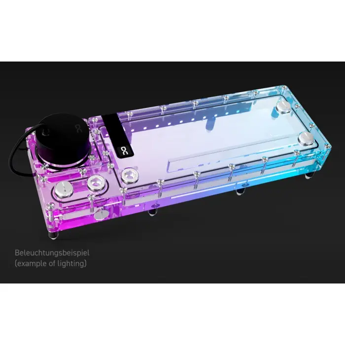 Alphacool Core Flat Reservoir 360 Right (transparent, incl. VPP pump)