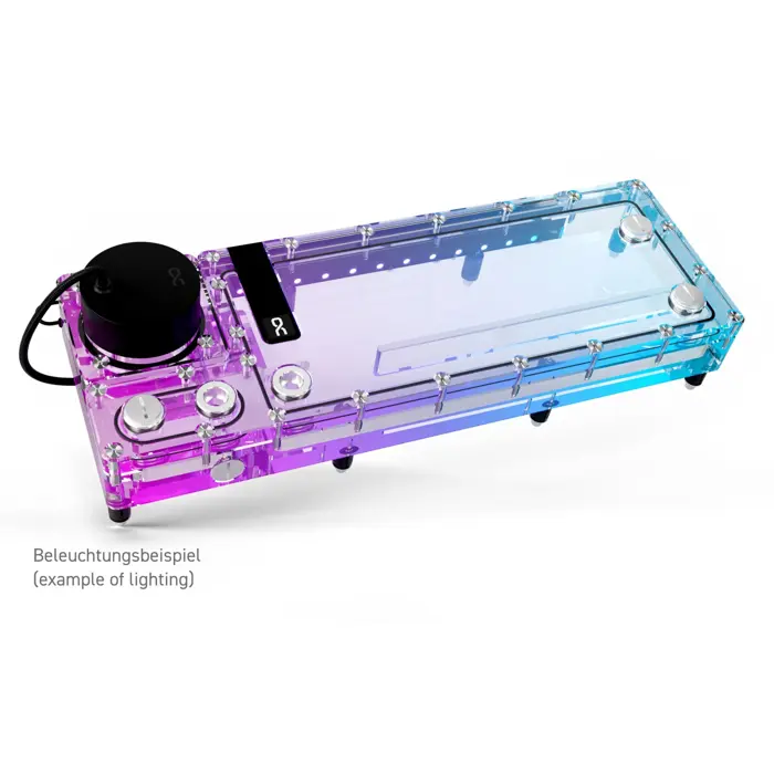Alphacool Core Flat Reservoir 360 Right (transparent, incl. VPP pump)