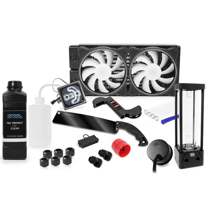 Alphacool Core Hurrican 240mm XT45 HardTube Water Cooling Set