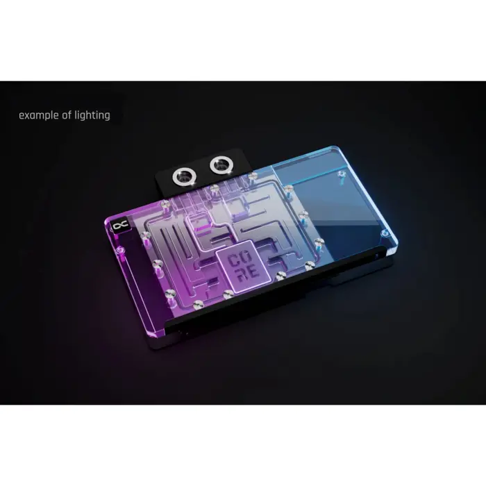 Alphacool Core RX 9070 XT Red Devil (transparent/chrome, incl. backplate)