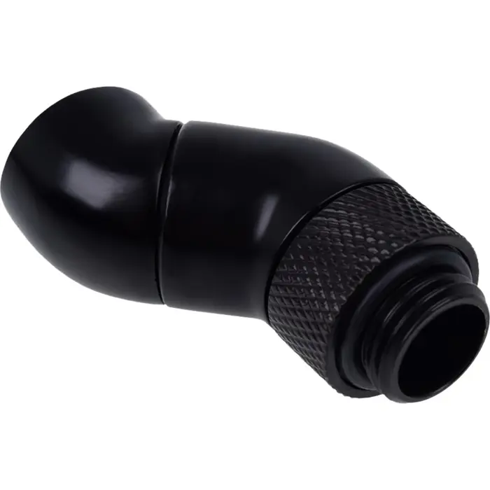 Alphacool Eiszapfen 90° angle adapter 1/4", black - 17250