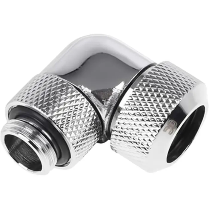 Alphacool Eiszapfen 90° pipe connection 1/4" on 13mm, chrome-plated - 17392