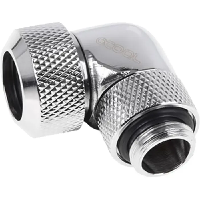 Alphacool Eiszapfen 90° pipe connection 1/4" on 13mm, chrome-plated - 17392