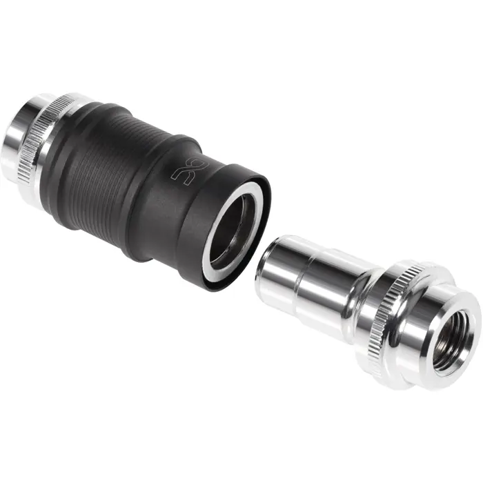 Alphacool ES quick release BLH1A PushIn set IG-IG (black (matt)/chrome)