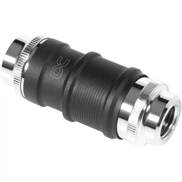 Alphacool ES quick release BLH1A PushIn set IG-IG (black (matt)/chrome)