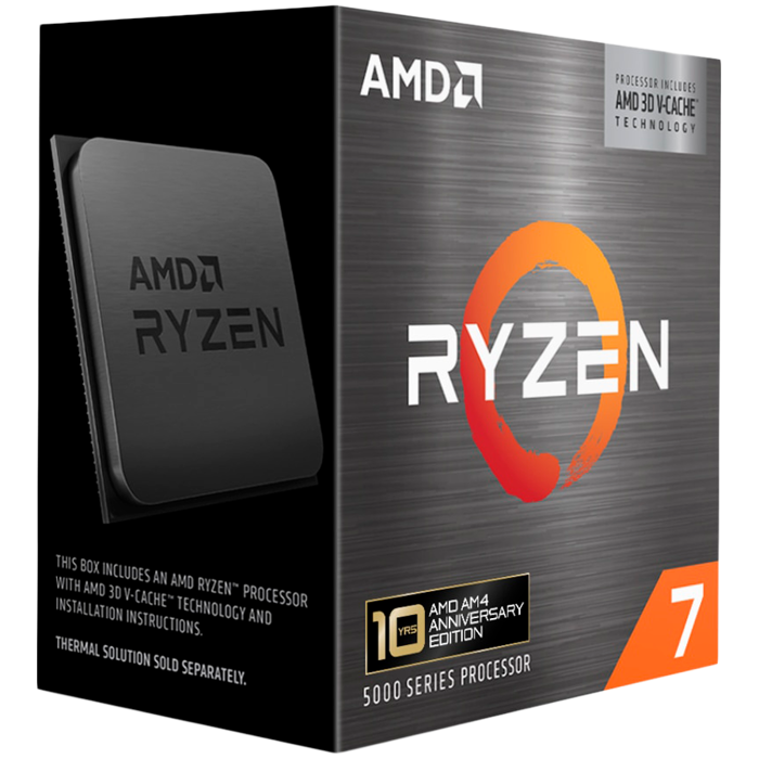 AMD CPU Desktop Ryzen 7 8C/16T 5800X3D (4.5GHz,100MB,105W,AM4) Box
