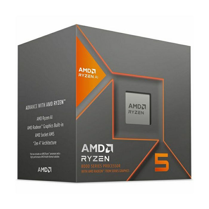 AMD Ryzen 5 8600G, 6C/12T 3,8GHz/5,0GHz, 22MB, AM5