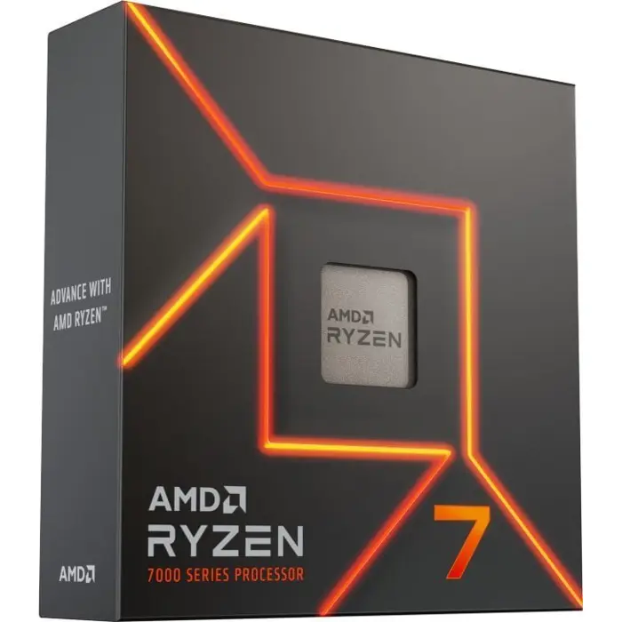 Procesor AMD Ryzen 7 8C/16T 7700X (4.5/5.0GHz Boost,40MB,105W,AM5) box, with Radeon Graphics
