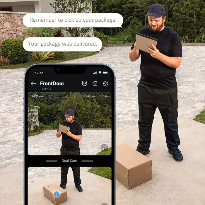 Anker Eufy Security 2K Dual-Camera Video Doorbell - with Base Station