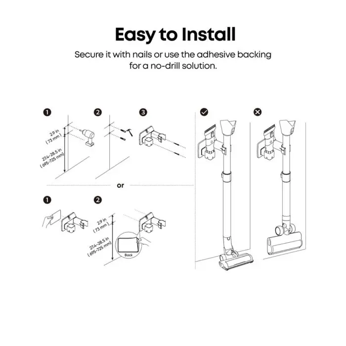 Anker Eufy Wall Mount for Eufy E20 vacuum cleaner