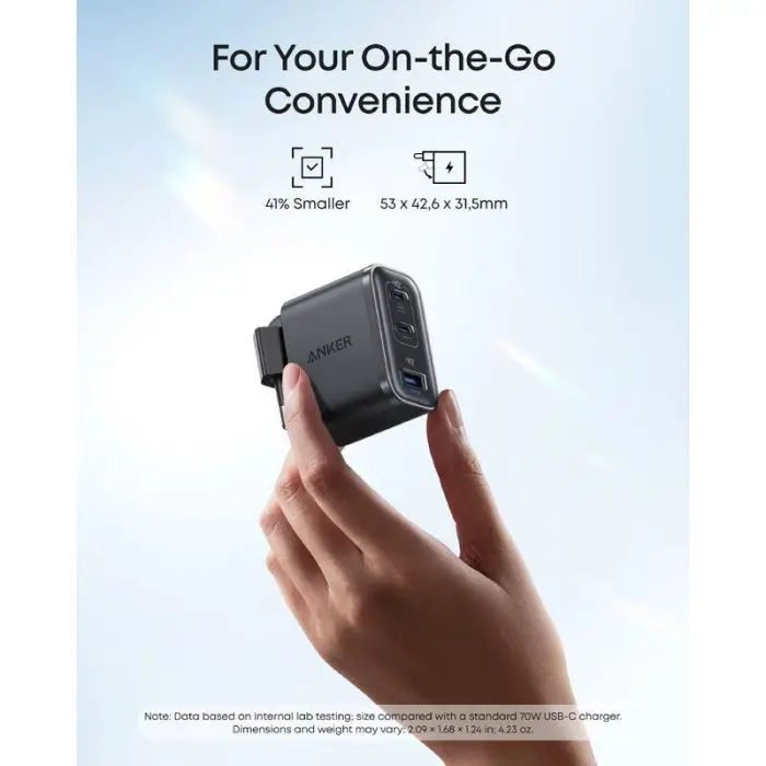 Anker Nano 3-port 70W charger