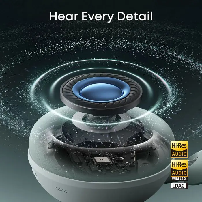 Anker Soundcore Space 2 Bluetooth headphones, green
