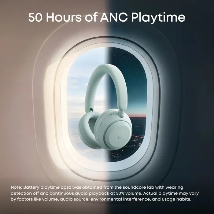 Anker Soundcore Space 2 Bluetooth headphones, green