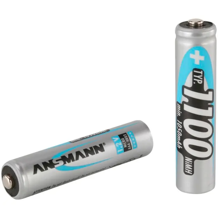 Ansmann 1100mAh NiMh Professional, Akku silver